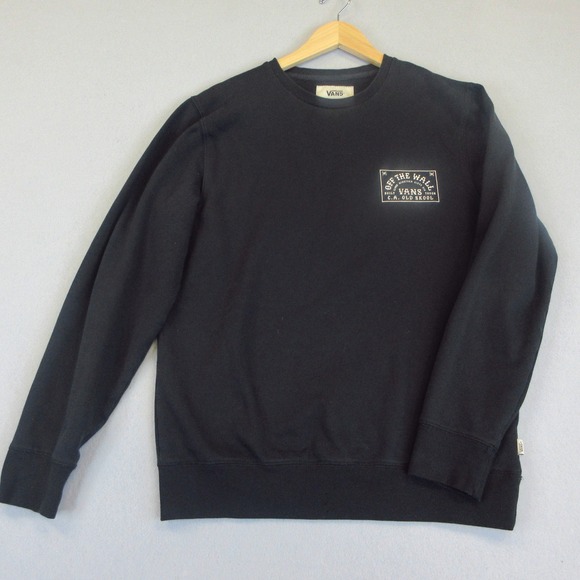 Vans Other - Vans Sweatshirt Mens M Black Off The Wall Graphic C.A. Old Skool Crew Skate 1366